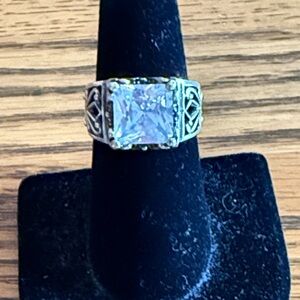 Silpada Sterling Silver Women's Ring cubic zirconia